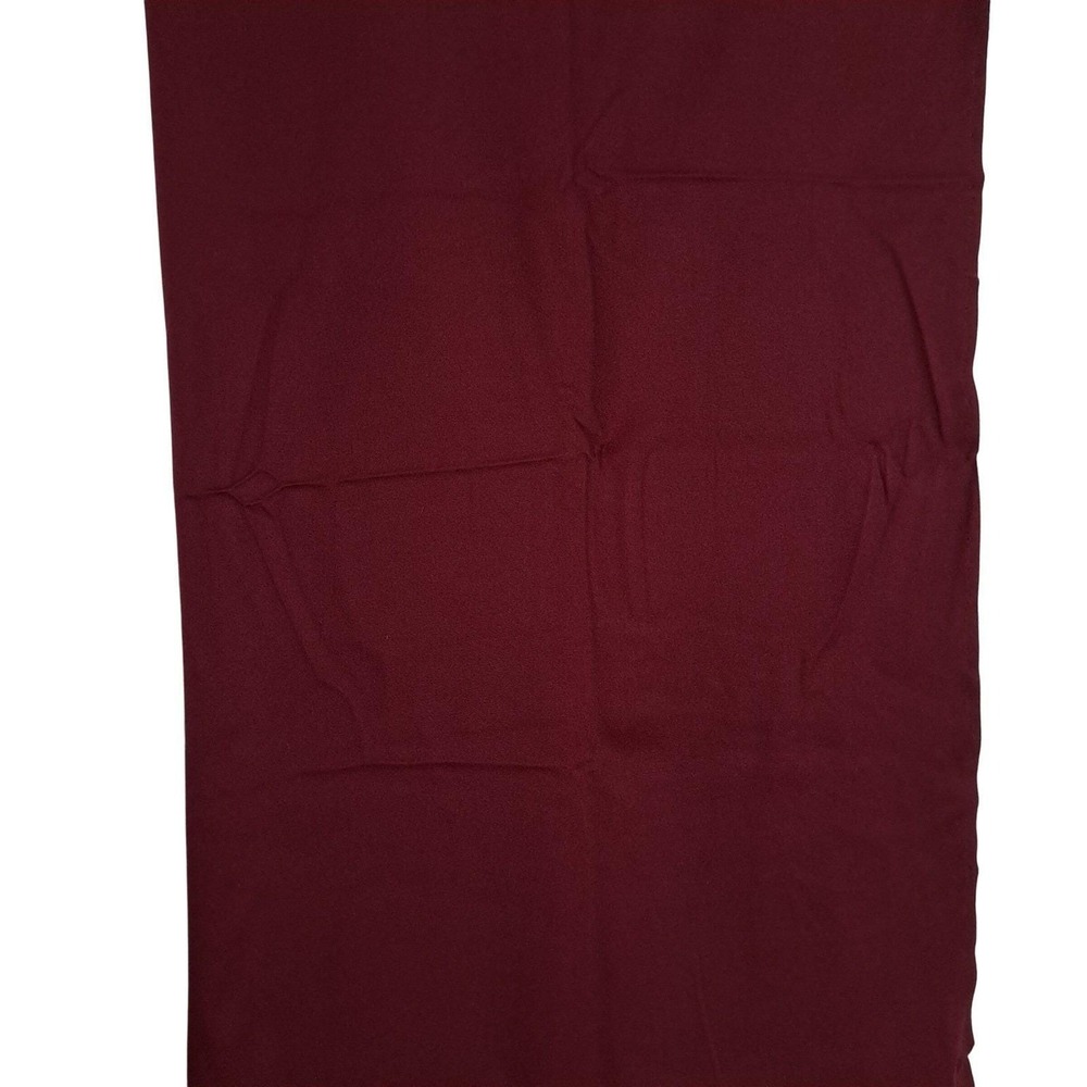 Vintage Wool Suiting Fabric‎ 2.75 Yards 56" Wide Burgundy Heavy Weight 1970s